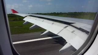 Airbus A330 landing at Punta Cana airport