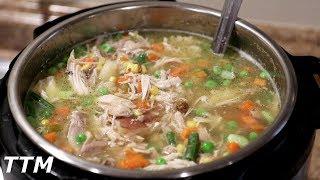 How to Make Instant Pot Chicken Vegetable Soup~Easy Cooking