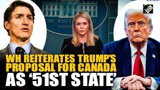 “Beneficial for Canadian people to be 51st state..." Trump's WH reiterates POTUS' offer to Canada