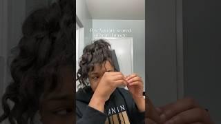 POV: you are terrified of heat damage  #naturalhair #silkpress #heatdamage #lazynatural