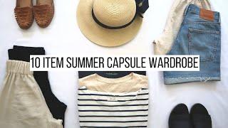 10 items, 10+ outfits | summer 10x10 capsule wardrobe challenge