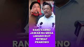 Rano Karno Jawab Isu Mega Larang Ikut Retreat Prabowo #merdekaplus