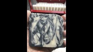 Hot Process with Volcanos!  Acne Soap with Activated Charcoal I Swan Soap and Such