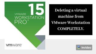 How to delete a virtual machine from VMware Workstation Pro 15.5 completely.