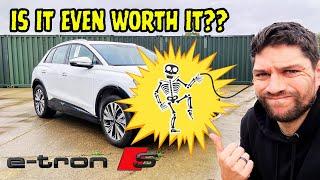 IS IT POSSIBLE TO REPAIR A CRASHED ELECTRIC CAR? AUDI Q4 ETRON!!...