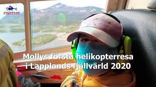 Molly åker helikopter med Fiskflyg