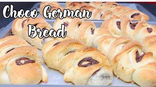 HOW TO MAKE FILIPINO CHOCO GERMAN BREAD | PINOY BREAD RECIPE | CHOCO BREAD RECIPE