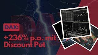 DAX: +236% p.a. mit Discount Put - Aktuelle DAX Analyse!