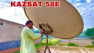 KazSat 58E Satellite Dish Setting And Latest Update 16-10-2024.