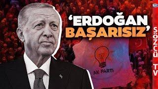 Erdoğan'ı Kara Kara Düşündürtecek Anket Sonuçları! AKP Yokuş Aşağıya Gidiyor