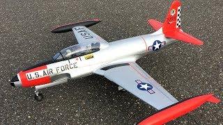 Freewing T-33 Shooting Star 80mm EDF Jet Maiden Flight Review GoPro Footage