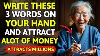 If You Write These 3 NUMBERS on Your Hand, You will Attract Wealth And Success | Buddhist Teachings