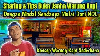 Tips Memulai Usaha Warung Kopi Sederhana Mulai Dari Nol - Modal Awal Usaha Warung Kopi