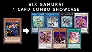 [Yugioh OCG] Six Samurai 1 Card Combo Showcase | Post ROTA | 六武衆 ろくぶしゅう