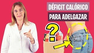 Así PUEDES CONSEGUIR el DÉFICIT CALÓRICO y ADELGAZAR | Dieta hipocalórica | Nutrición y Dietética