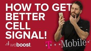 How to Improve & Boost Cell Phone Signal for T-Mobile | weBoost