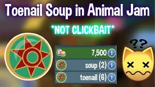 TOENAIL SOUP IN ANIMAL JAM *NOT CLICKBAIT* | Animal Jam September Update