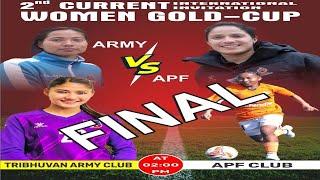 Tribhuwan Army Football Club, Kathmandu Vs APF Football Club , Kathmandu  - LIVE  