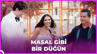 Ebru Şahin ve Cedi Osman’ın dillere destan düğünün çok özel videosu! Acun Ilıcalı nikâh memuru