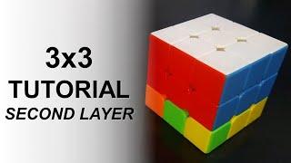 How to Solve 3x3 Rubik's Cube Second Layer