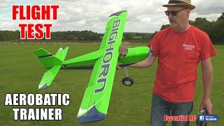 PERFECT RC FLYING AEROBATIC TRAINER !!! OMP BIGHORN: ESSENTIAL RC FLIGHT TEST