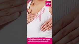 Cancerul de sân este cel mai frecvent tip de cancer la ora actuală | CSID.ro #shorts