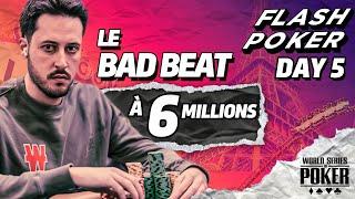  Le Flash des WSOP, Day 5 : le pire bad beat de la carrière d’Adrian Mateos ! (Poker)