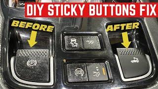 Fixing STICKY BUTTONS At Home For FREE (I Try Everything)