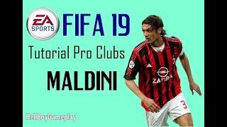 Fifa 19 | Tutorial face Paolo Maldini (LEGEND ) | Pro clubs