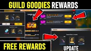 Guild goodies event freefire | gulid goodies rewards| how to increase teamwork chest freefire