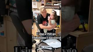 Using Didygo Onbuhimo unassisted #shorts #babycarrier #babywearing