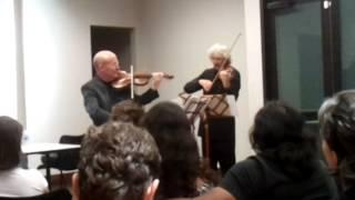 Dallas Chamber Orchestra Ronald Neal (Stradivarius) vs Kurt Sprenger (Amati)