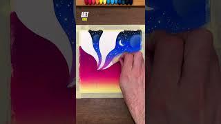 Step by step oil pastels tutorial ️