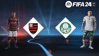 FIFA 24 - Flamengo vs Palmeiras | Gameplay PS5  [4K 60FPS] Brasileirão 2024