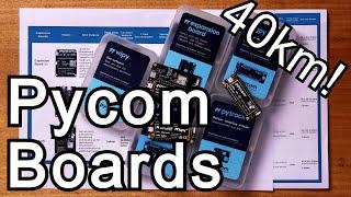 All Pycom Boards Compared | Over 40km Connectivity Within Your Palm