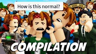 A NORMAL LIFE IN BROOKHAVEN / ROBLOX Brookhaven RP - FUNNY MOMENTS COMPILATION #1