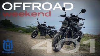 HUSQVARNA SVARTPILEN 401 | Weekend Adventure with the Svartpilen - Offroading and River Crossing