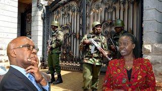 LIVE DRAMA!! MARTHA KARUA CHASES POLICE AT JIMMY WANJIGI'S PLACE!