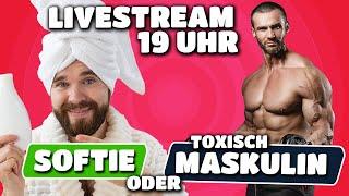 19 UHR LIVESTREAM - Toxische Maskulinität | Diskussion mit Zuschauern