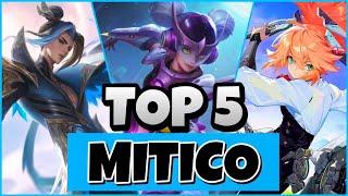 TOP 5 HEROES PARA SUBIR DE MITICO | Estos Heroes Te Ayudaran A Subir De Mitico