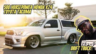 Toyota Tacoma With A Turbo HONDA 500hp Engine Swap | Build Breakdown