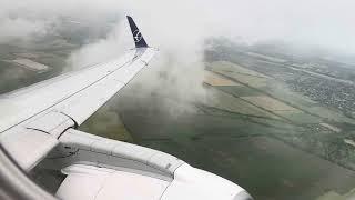 LOT Polish Airlines E175 Takeoff from Budapest Listz Fernc Airport (BUD) to Warsaw Chopin (WAW) | 5A