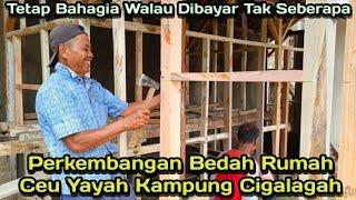 Pulisi Padesaan | Perkembangan Terkini Bedah Rumah Ibu Yayah di Kampung Cigalagah