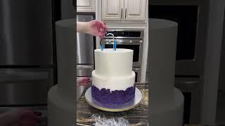 The making of the wedding cake