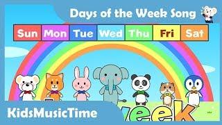 Days of the Week Song | Learn the 7 Days of the Week | KidsMusicTime