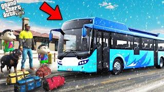 Franklin, Shinchan & Pinchan Plan A Luxury Bus Trip Adventure In Los Santos In Gta 5!