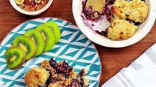 BREAKFAST BLUEBERRY OATMEAL COBBLER