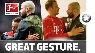 Bayern Hugs for Frankfurt's Captain - Neuer, Rafinha & Co. Wish Marco Russ Well in Cancer Battle