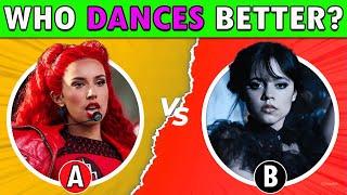 Who Dances Better? RED vs Wednesday Dance Edition ️ Descendants: The Rise Of Red, Wednesday 2