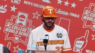2024 Men's College World Series Championship Game 1 Tennessee Postgame Press Conference